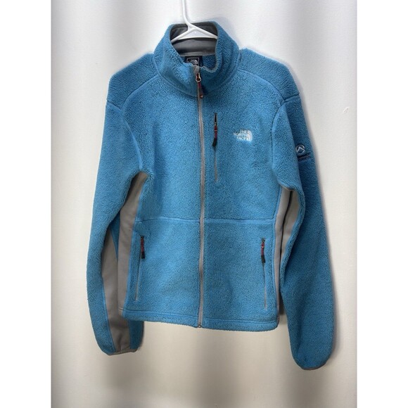 THE NORTH FACE Summit Series Women SHERPA Fuzzy Full Zip Fleece Jacket Sz XL - Picture 1 of 13